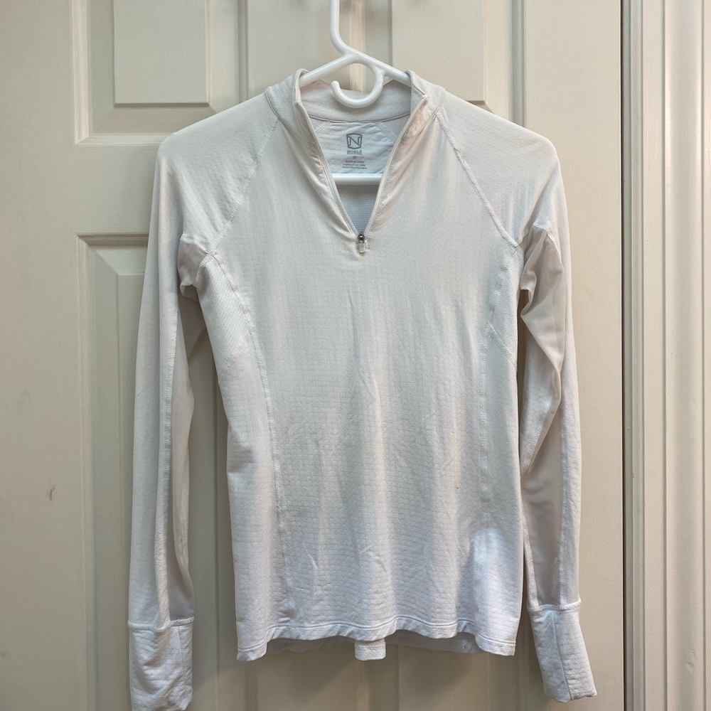 Noble Outfitters/Equestrian White Sunshirt XS